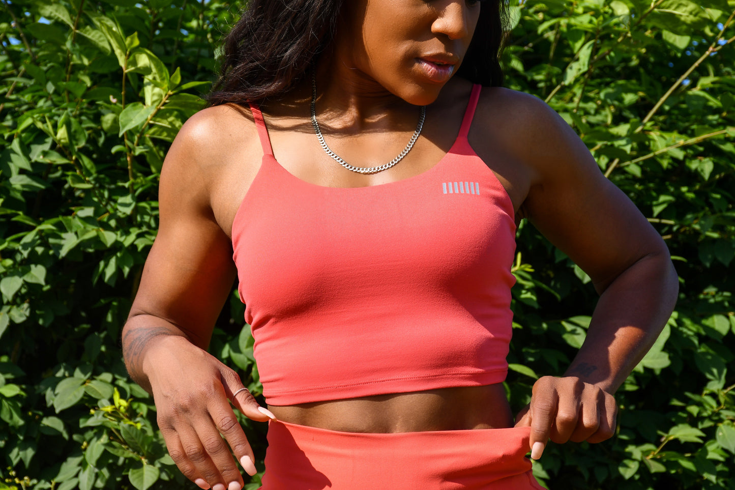 Coral Me Crop Tank Top